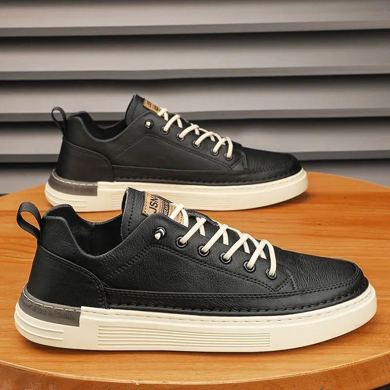 Shoes Leather Sprintz Black