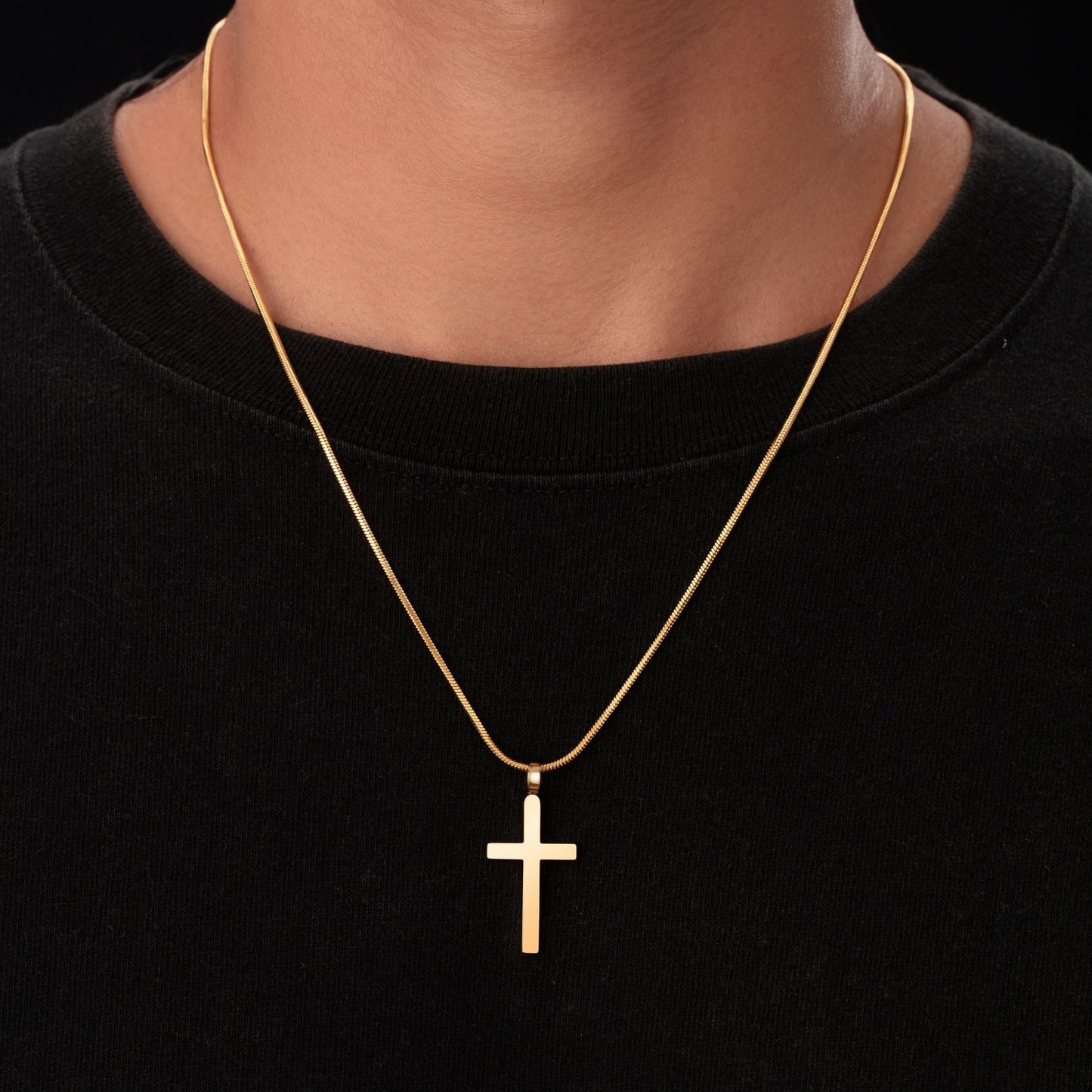Classic Cross & Square Chain