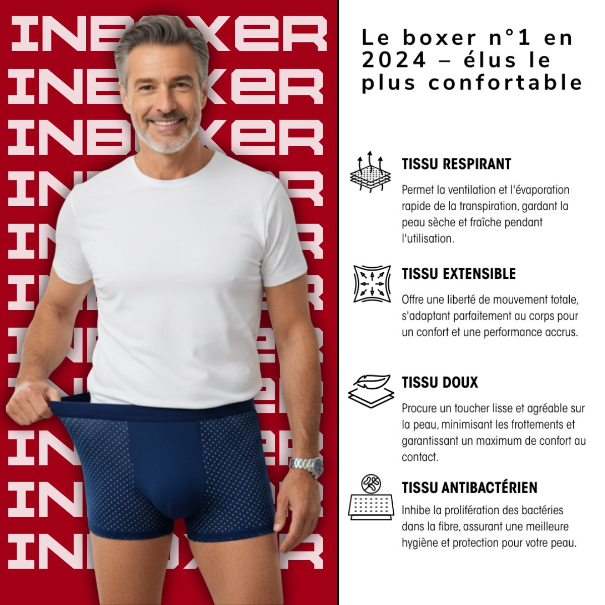 10 Boxers En Fibre De Bambou Pour Le prix De 5| Bamboowear