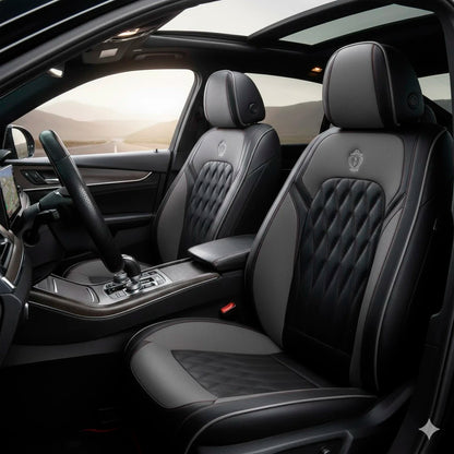 Capa Completa Automotiva Universal Shield em Couro Legítimo e AirBag +BRINDES: Tapete e Capa Para Volante