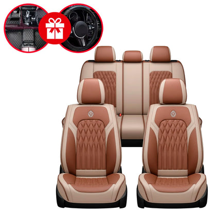 Capa Completa Automotiva Universal Shield em Couro Legítimo e AirBag +BRINDES: Tapete e Capa Para Volante