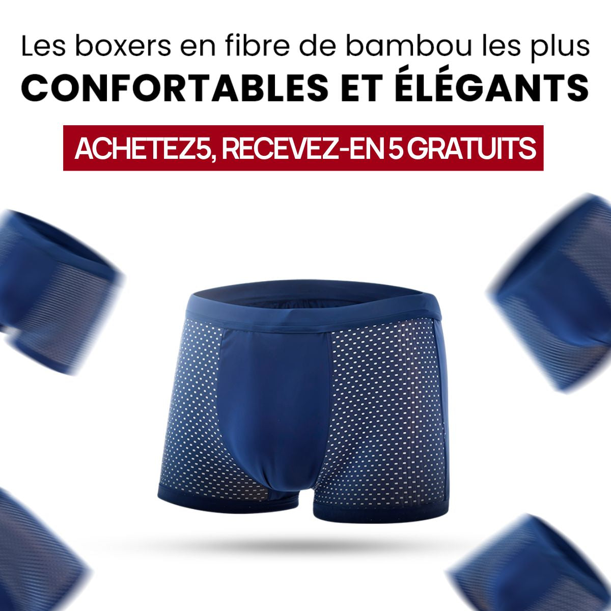 10 Boxers En Fibre De Bambou Pour Le prix De 5| Bamboowear