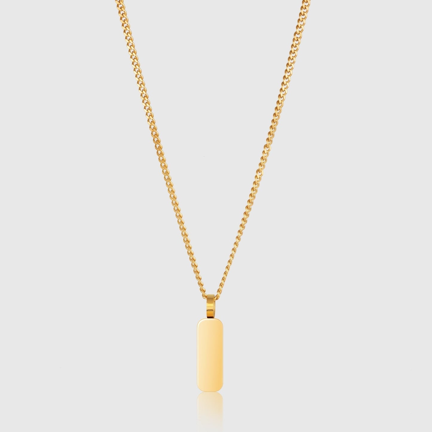 Minimal Pendant & Curb Chain