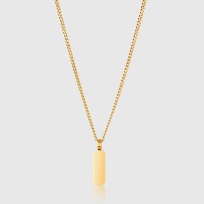 Minimal Pendant & Curb Chain