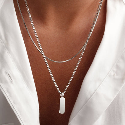 Minimal Pendant Necklace Duo