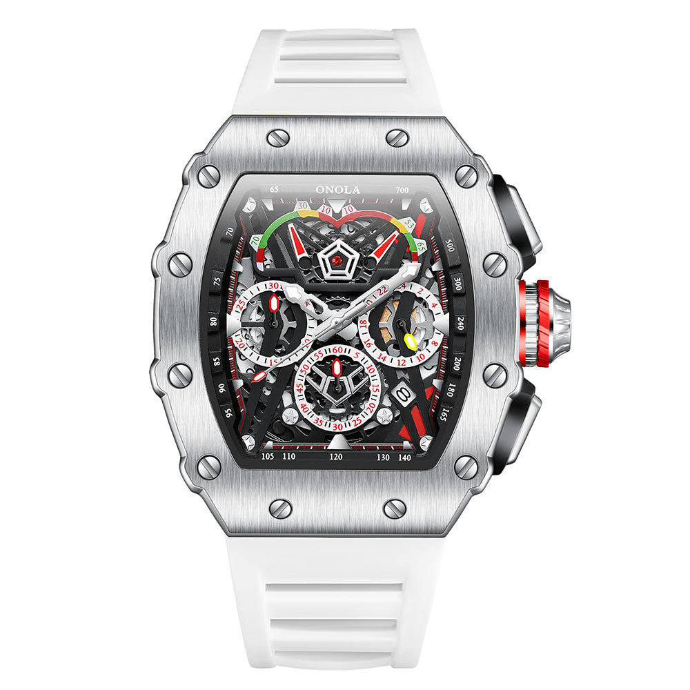 Watch Hollow Chronograph Quartz 30M Waterproof