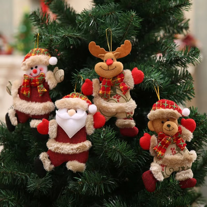 4pcs Merry Christmas Ornaments