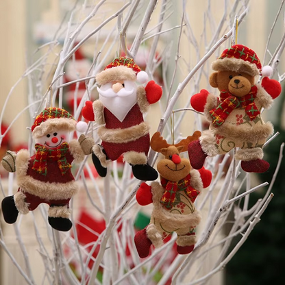 4pcs Merry Christmas Ornaments