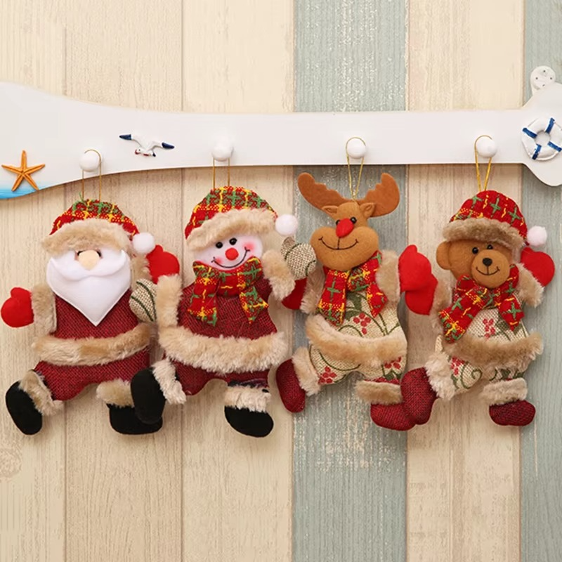 4pcs Merry Christmas Ornaments