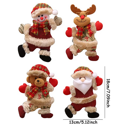 4pcs Merry Christmas Ornaments