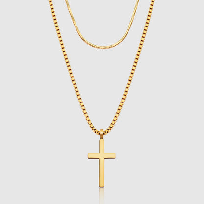 Classic Cross Necklace Duo