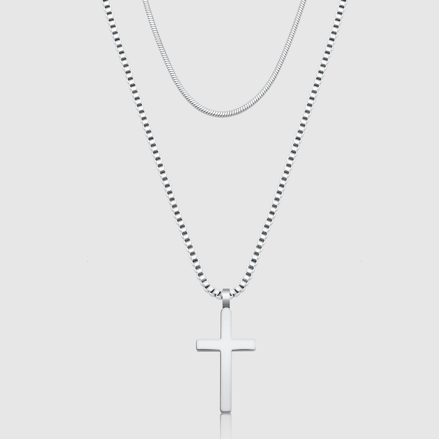 Classic Cross Necklace Duo