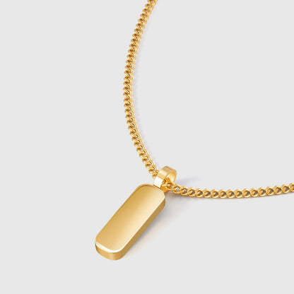 Minimal Pendant & Curb Chain