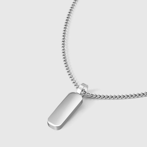 Minimal Pendant & Curb Chain