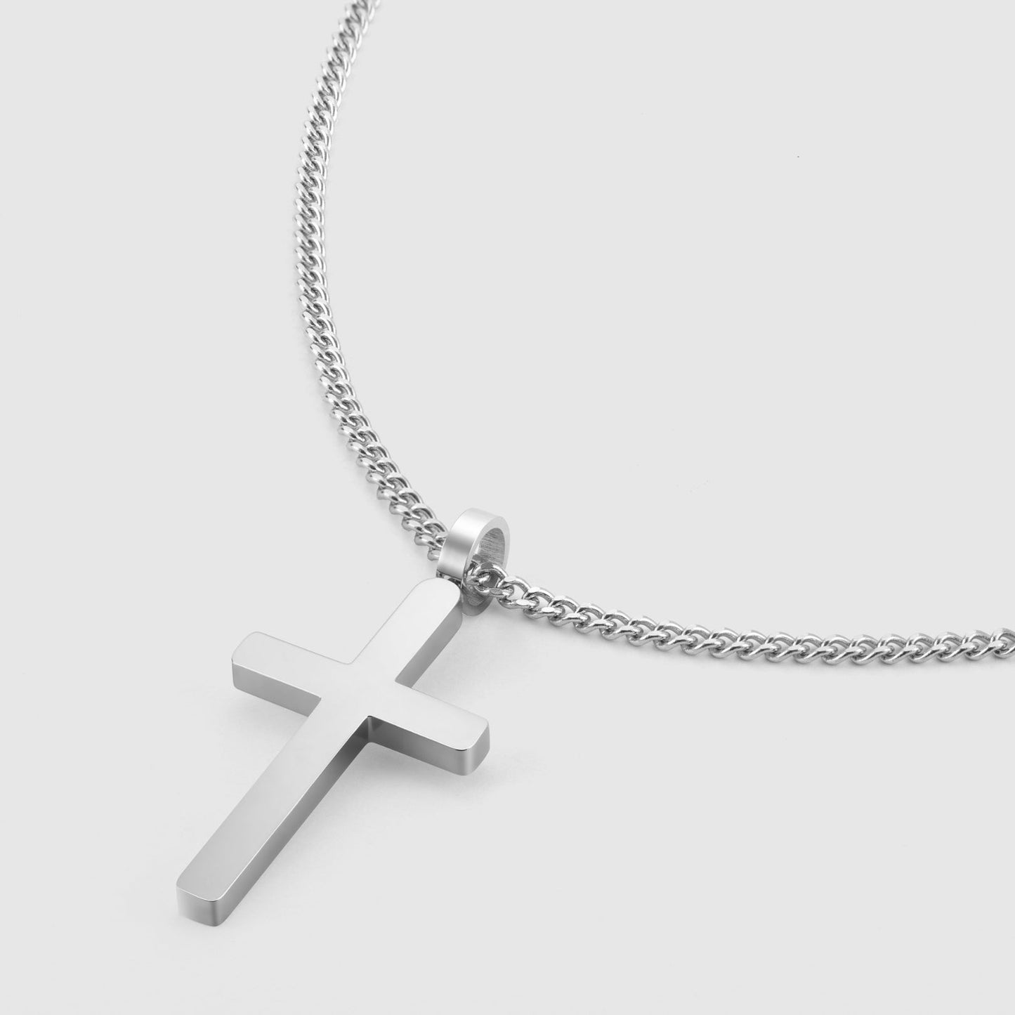 Classic Cross & Curb Chain