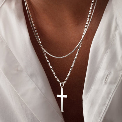 Classic Cross Necklace Duo