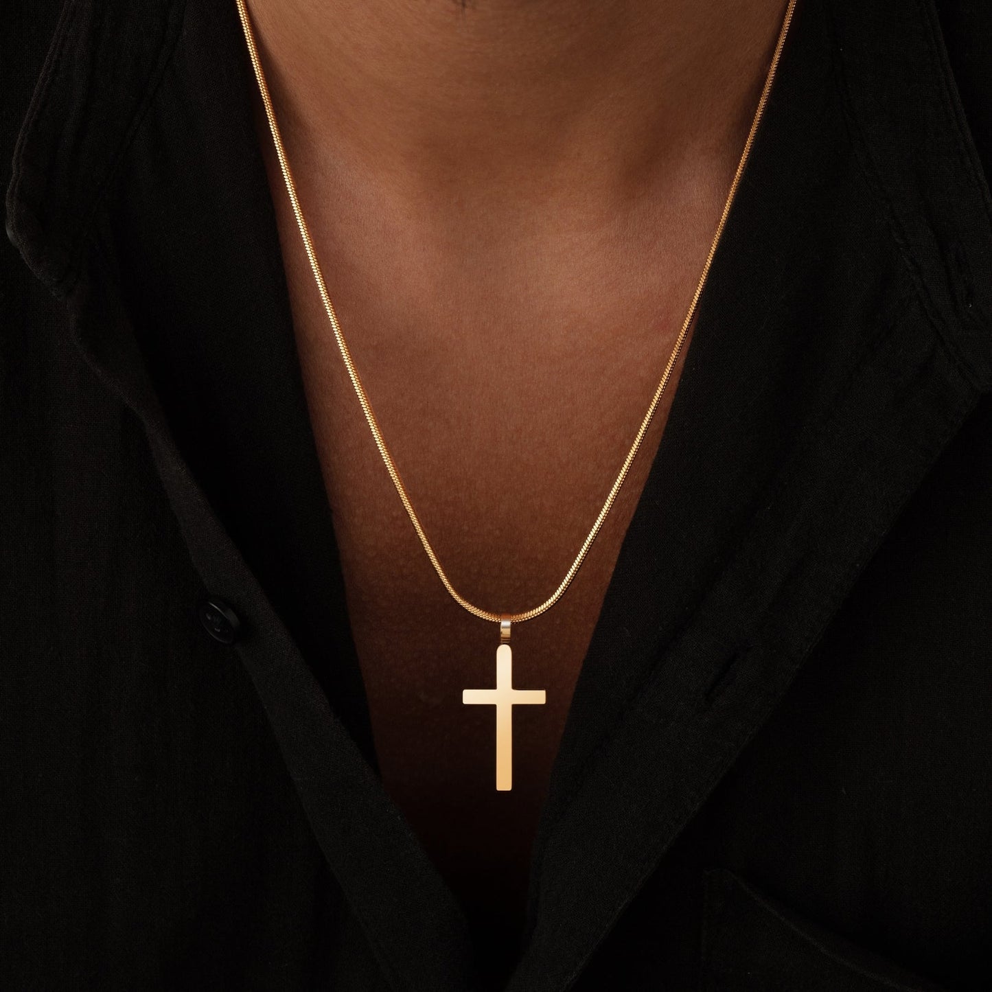 Classic Cross & Square Chain