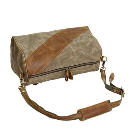 Waxed Canvas & Leather Sling Bag | INDIANAPOLIS