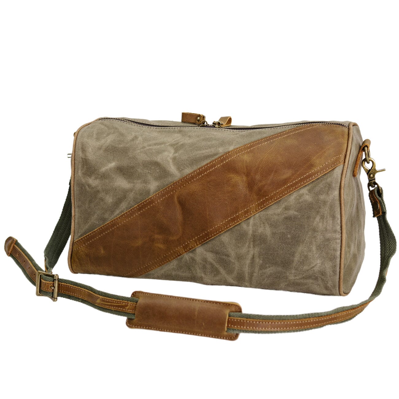 Waxed Canvas & Leather Sling Bag | INDIANAPOLIS