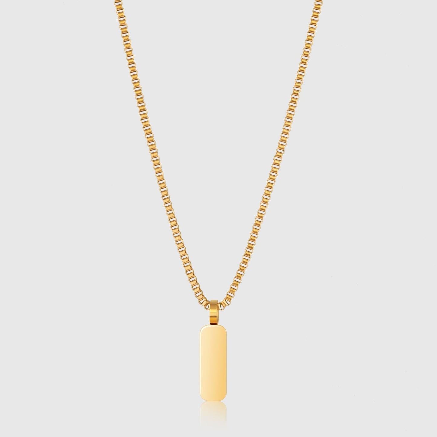 Minimal Pendant & Box Chain