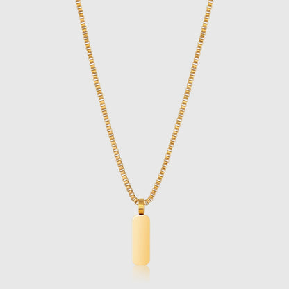Minimal Pendant & Box Chain