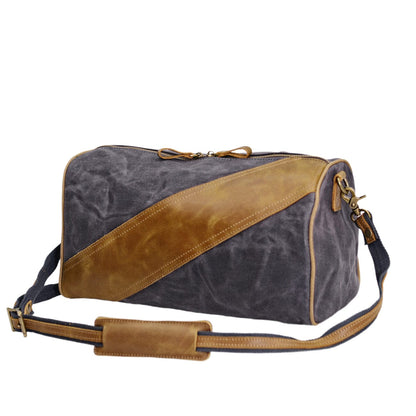 Waxed Canvas & Leather Sling Bag | INDIANAPOLIS