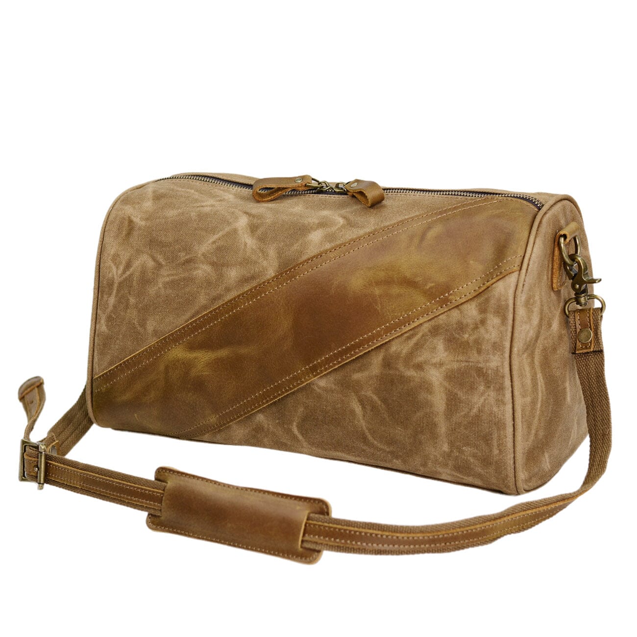 Waxed Canvas & Leather Sling Bag | INDIANAPOLIS