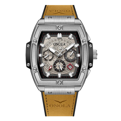 Watch LX-Series Leather Watch Quartz 30m Waterproof