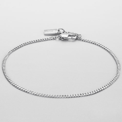 Minimal Curb Bracelet