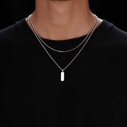 Minimal Pendant Necklace Duo