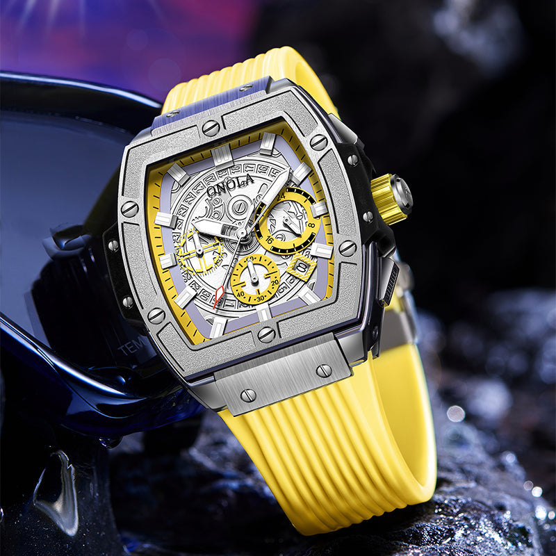 Watch Square F-Series Quartz 30M Waterproof