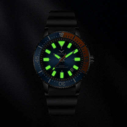 Watch Submariner Rubber Watch Strap "Sub Series" Quartz