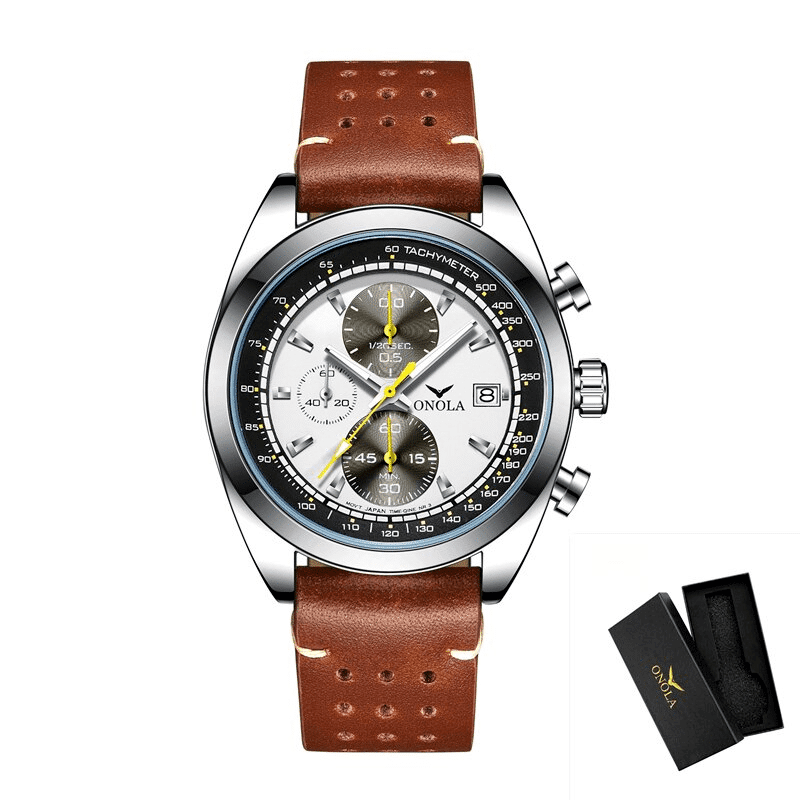 Watch Business Quartz 30M Waterproof Coated Glass