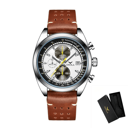 Watch Business Quartz 30M Waterproof Coated Glass