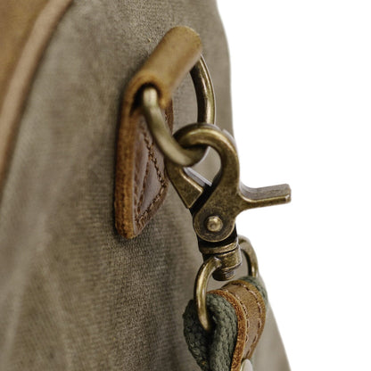 Waxed Canvas & Leather Sling Bag | INDIANAPOLIS